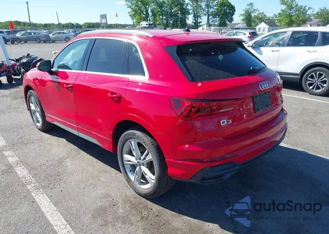 2022 Audi Q3 Premium Plus 45 Tfsi S Line Quattro Tiptronic z USA, uszkodzony, nr VIN WA1EECF36N1143301